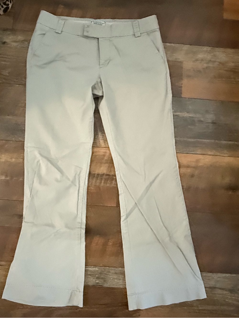 American Eagle khaki Flared trouser chinos